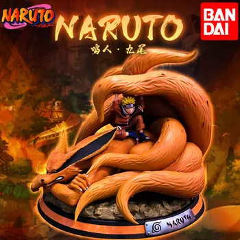 19cm Anime Naruto Uzumaki Naruto Üheksa sabaga Joonis Gk Sabaga Koletis Pvc Tegevus Mudel Nukk Mänguasja Kogumine Kaunistused Lapsed Kingitus