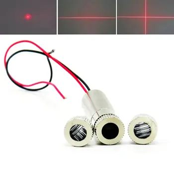 650nm 10mW Focusable Dot/Liin/Rist Punane Laser Diood Moodul 12x35mm