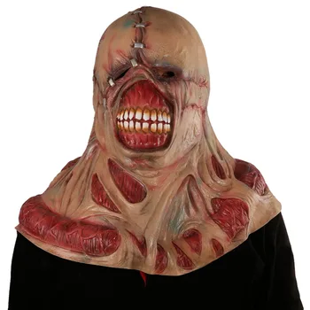Halloween Zombie Mask Hirmutav Türann Õudus Mask Cosplay Nemesis Kostüüm Rekvisiidid Õudusfilm Lateks Maskid