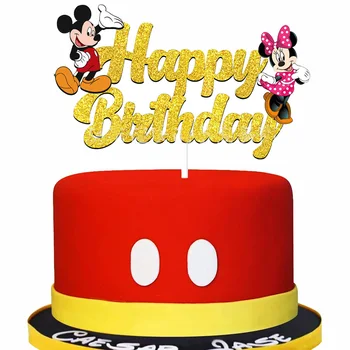 Disney Miki Hiir Cake Toppers Multifilm Miki Poole Kook Dekoratsioonid, For Kids Sünnipäeva Kook Lipu Baby Shower Tarvikud