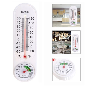 Sise Digitaalne Termomeeter Hygrometer Seinale paigaldatud Aretus Temperatuuri Andur Õhuniiskuse Mõõtja Kasvuhoone Kodu Ilm Jaam