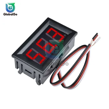On 0,56 tolline Mini Digitaalne Voltmeeter SM 100V Paneel Voldine Pinge Detektor Arvesti Tester Sinine punane Punane LED-Ekraan