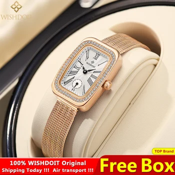 WISHDOIT 2022 UUS Naiste Vaadata Moe-Quartz Watch Daamid TOP Luksus Top Brändi Veekindel Daamid Quartz Watch Relógio feminino