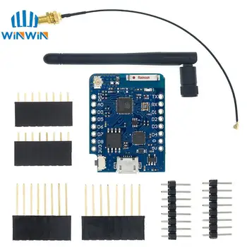 WEMOS D1 Mini Pro 4M 16M Baiti Välise Antenni Liides NodeMCU Põhineb ESP8266 ESP-8266EX CP2102 WIFI Development Board Micro