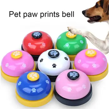 Lemmikloomade Koolitus Bell Mänguasi Paw Jalajälg Disain Söötmine Kõne Bell Koolitus Seadmed Koerad Kassid
