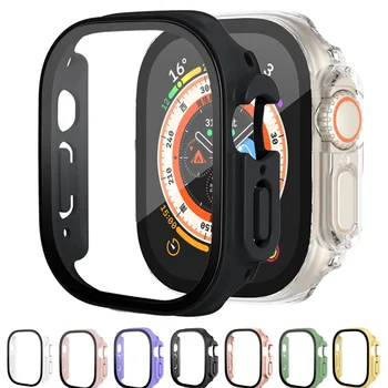 Klaas+Puhul Apple Vaadata Ultra 49mm rihm smartwatch PC Bumper+Ekraani Kaitsekile Karastatud Kate iwatch seeria bänd Tarvikud