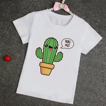 Armas Cactus Prindi Tüdruk Beebi Tshirt Suve Riideid Lastele, Hubane Hingav Särgid Kid Tüdrukud Võõras Asju T-Särk Lastele