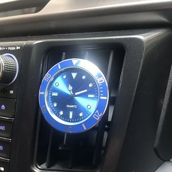Mini Digitaalne Auto Kell Helendav Autode Sise-Stick-Kella Vaadata Auto Ornament Kingitused Magamistuba Decor reloj despertador