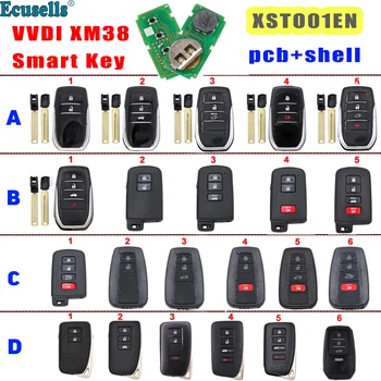 Xhorse VVDI XM38 Smart Key XSTO01EN Universal Remote Key 8A 4D 4A Toyota, Lexus Uuendatud Versioon VVDI XM Võti XSTO00EN