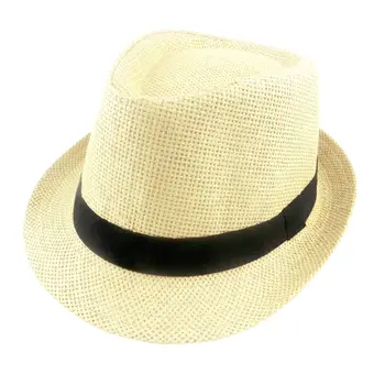 Suve Mütsid Tahke Õled Müts Naistele ja mees Beach Fedoras Vabaaja Panama Päike Mütsid Jazz Caps 6 Värvi 60cm